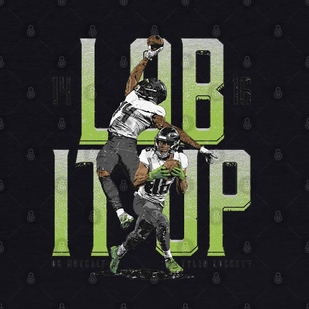 D.K. Metcalf & Tyler Lockett Seattle Duo by danlintonpro